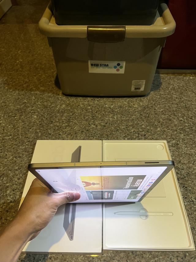 ขายSamsungTabS10FEPlusสีMoonstone256กิ๊กRam12มีกล่อฃใช้งานดีถูหๆ รูปที่ 3