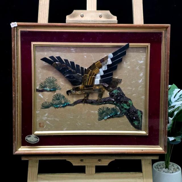 รูปภาพหิน3มิติรูปนกอินทรี