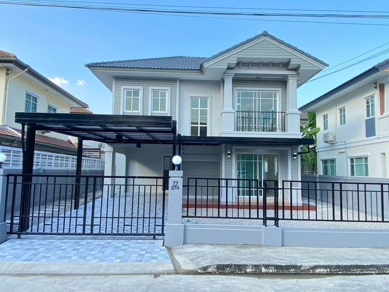 ขายบ้านเดี่ยว 2 ชั้น เนื้อที่ 52.9 ตร.ว.หมู่บ้านภัสสร 19 ซอย 36 ถนนจตุโชติ แขวงออเงิน เขตสายไหม กรุงเทพฯ 1