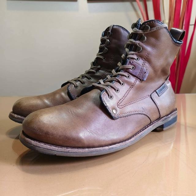 CaterpillarMens Orson P715252 Full Grain Leather Boots in Saturn/RussetSize. 45/30.5 cm⭐️⭐️⭐️⭐️ Pre-owned / Good Condition🔥 Price : 1,450฿ รูปที่ 2