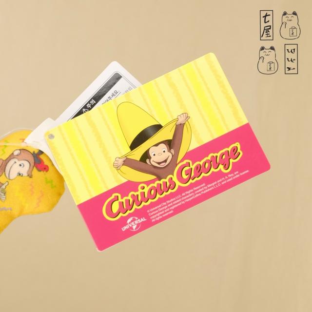 พวงกุญแจ ตุ๊กตา ลิง คิวเรียส จอร์จ 🍌 Curious George Mini Plush・SEGA・Flat Shape・Charm・Monkey ~ Petit Keychain・7 cm 🙉 รูปที่ 8