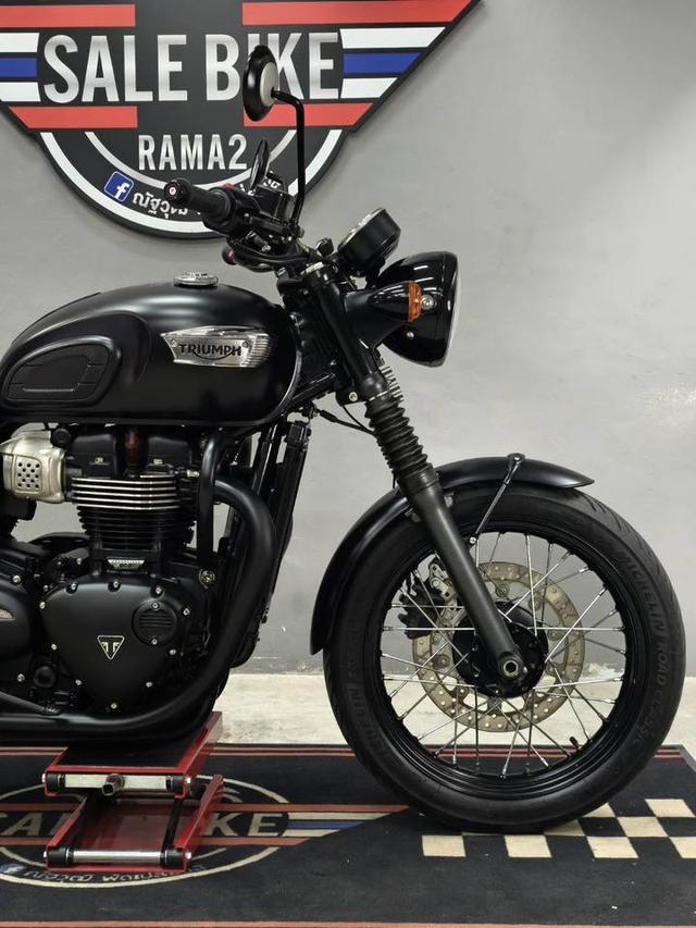 Triumph Bonneville T100 Black ปี 2019 abs หล่อๆ พร้อมขี่ใช้งาน รูปที่ 9