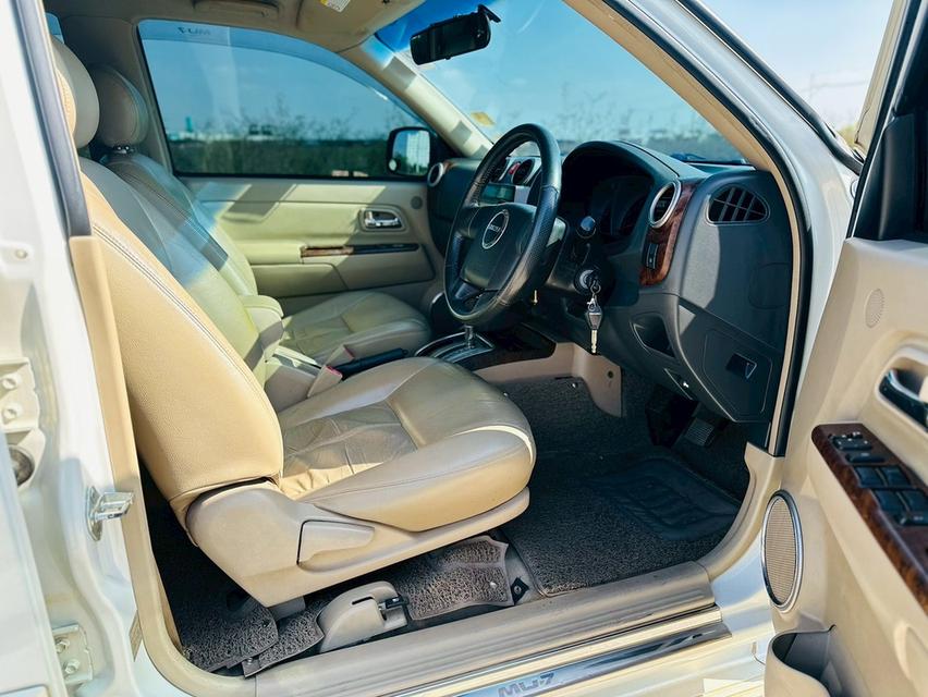 รถบ้านเข้าใหม่ มือเดียวออกห้างป้ายแดง ไมล์แท้ เข้าศูนย์ตลอด สวย เดิมๆ ราคาดี #ISUZU MU7 3.0i-TEQ 2WD VGS TURBO PLATINUM ปี2009 สีขาวมุข เกียร์ออโต้ เ 8