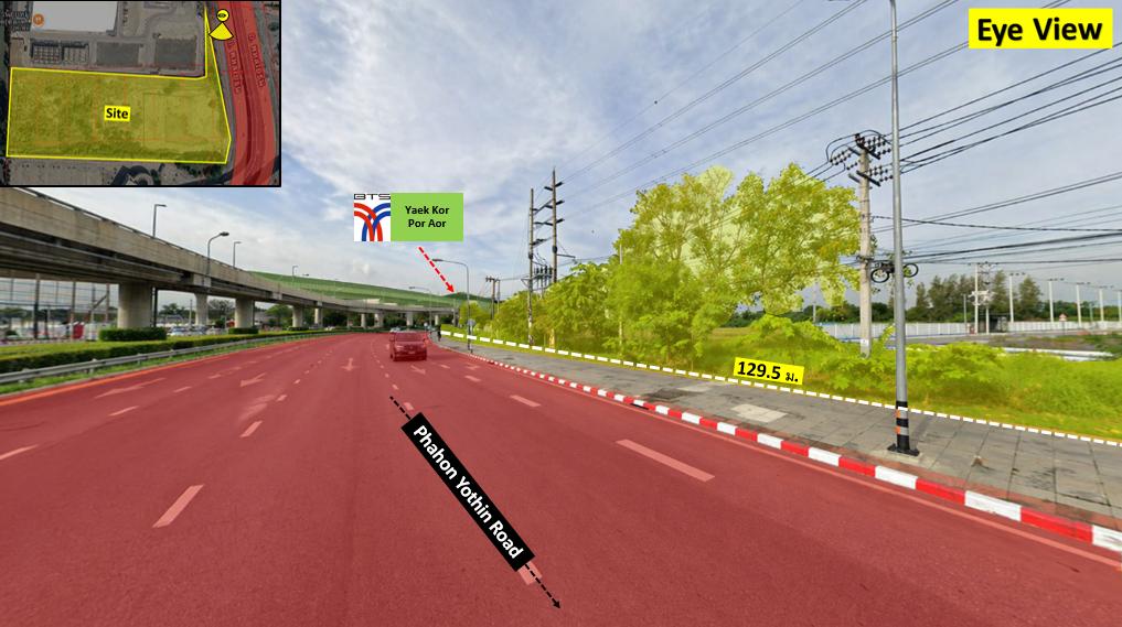 ที่ดินทำเลศักยภาพ ใกล้ BTS แยก คปอ. 3