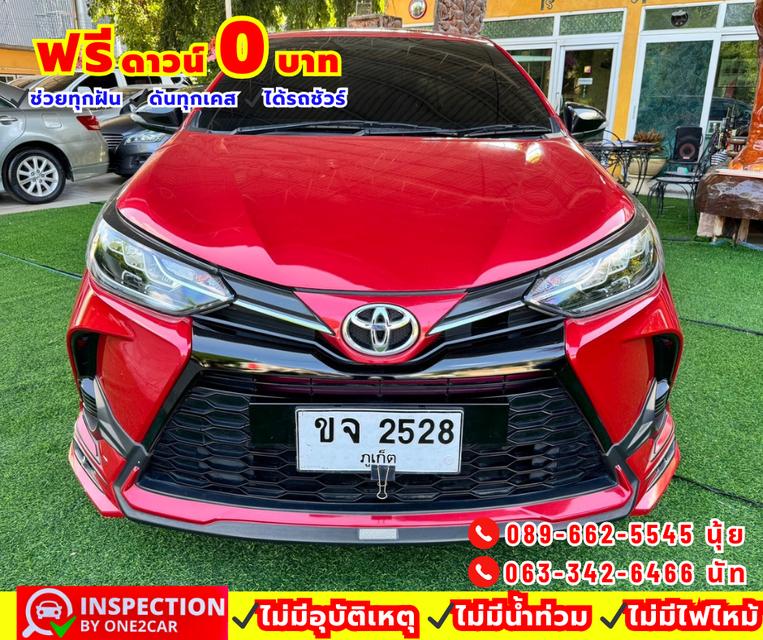 รถมือสอง ฟรีดาวน์ ปี2021 Toyota Yaris 1 2 Sport ไมล์แท้ 42 Xxx กม มี