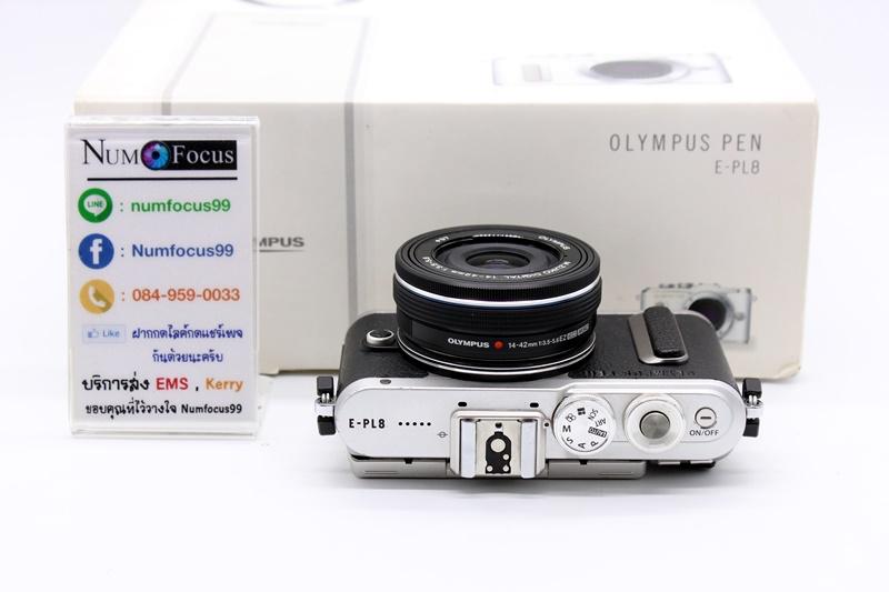 กล้อง Olympus PEN Lite E-PL8 เลนส์ 14-42mm EZ สีดำเงิน สภาพสวย ซัตเตอร์ 7 พัน อดีตประกันศูนย์ รูปที่ 9