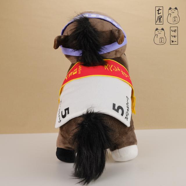 ตุ๊กตา ต้าวอ้วน สเปจัง 。สเปเชียล วีค・ม้าแข่ง 🐎 Special Week・Nesoberi Mega Jumbo 36 cm ✅ Horoughbred รูปที่ 6