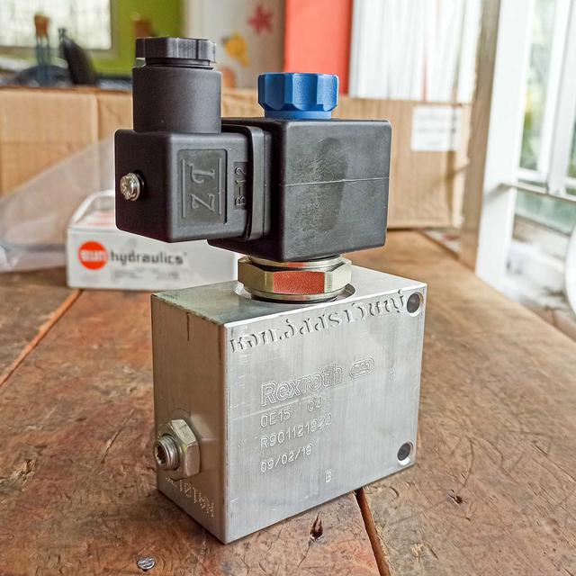 วาล์วไฟฟ้าแบบพอพเพ็ท วงจรปกติเปิด NO (Solenoid valve poppet) Rexroth 6