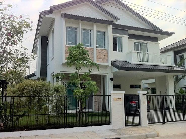 U1494 ให้เช่าบ้านเดี่ยว 2 ชั้น หมู่บ้าน มัณฑนา แจ้งวัฒนะ ราชพฤกษ์ บ้านพร้อมเฟอร์ ทำเลดีเดินทางสะดวกเข้าออกได้หลายทาง 1