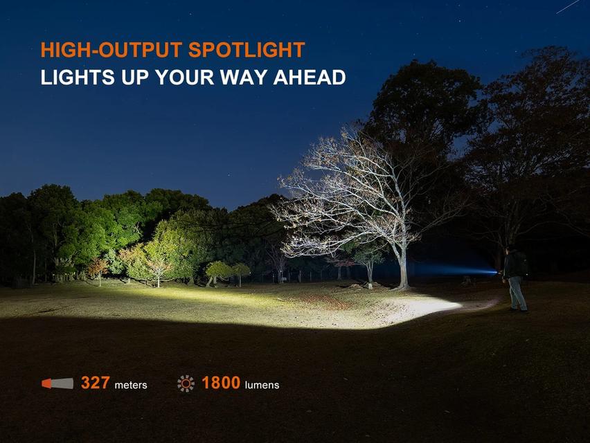 Fenix C5 V2.0 HIGH-PERFORMANCE OUTDOOR FLASHLIGHT สินค้าตัวแทนในไทยประกัน 3ปี รูปที่ 2