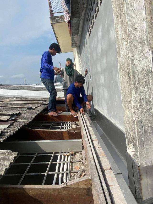ซ่อมรางน้ำฝนปราจีนบุรี 6