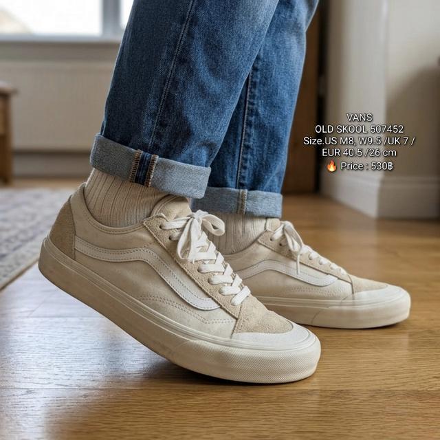 VANSOLD SKOOL 507452Size.US M8, W9.5 /UK 7 /EUR 40.5 /26 cm🔥 Price : 530฿