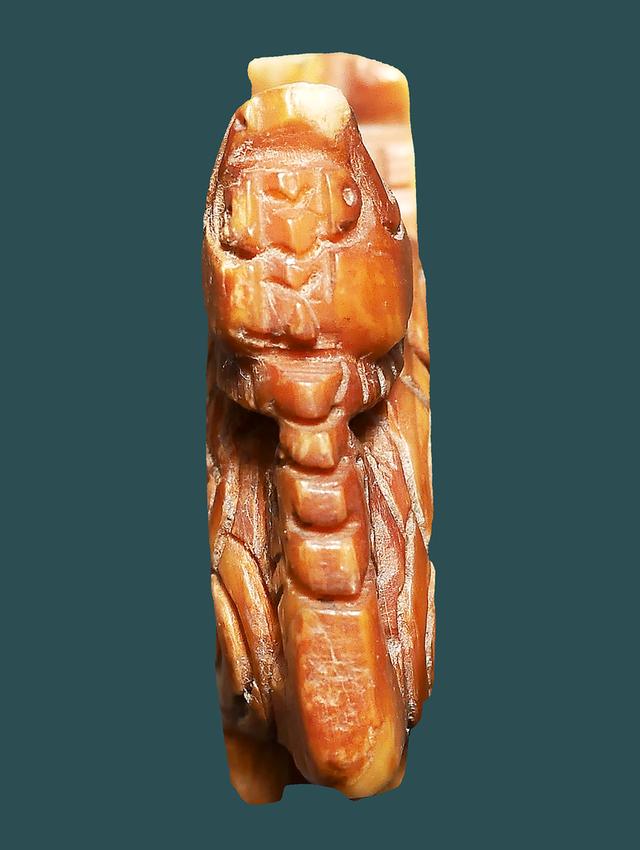 สิงห์สามขวัญ หลวงพ่อเดิม วัดหนองโพ ขนาด 1.5 x 2.0 ซม. เก่ามันส์สุดๆ 6