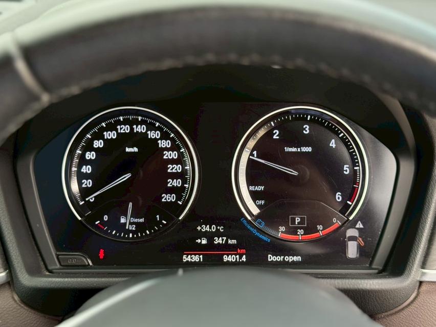 BMW X1 (F48) Wagon 4dr sDrive18d xLine Steptronic 8sp FWD 2.0DTi Y 2020. สีดำ  15