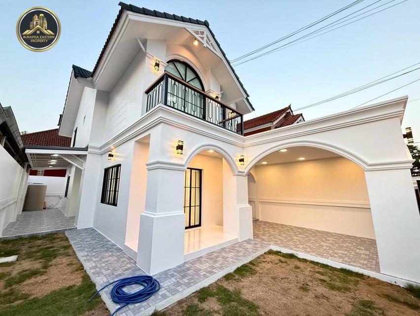 บ้านสวยหรู #หมู่บ้านโฮมทาวน์ศรีราชา หลังเดียวในโครงการ พิกัด📍ศรีราชา  หนองยายบู่ 🏡บ้านแฝดสไตล์เดี่ยว เนื้อที่40.5 ตารางวา 17