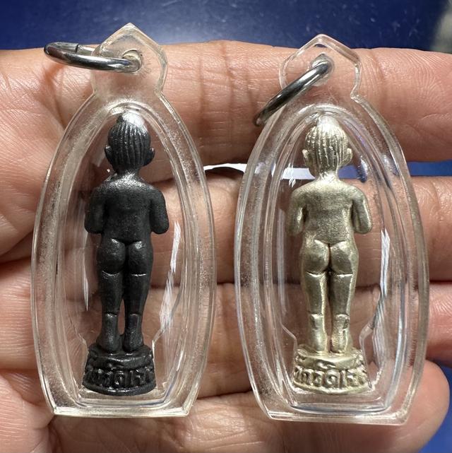 รูปหล่อ ไอ้ไข่ 2องค์ พร้อมเลี่ยมเดิม 550 พร้อมจัดส่ง