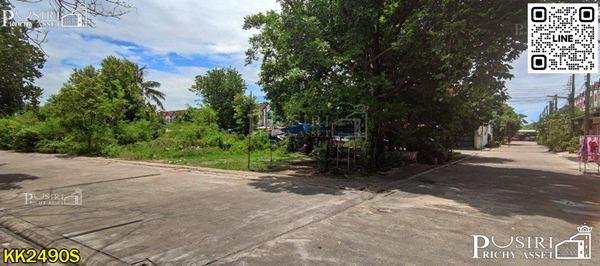 ที่สวยปลูกบ้าน/โกดังขนาดเล็ก 186.6 วา สะดวกติดถนน 3 ด้าน ในซอยค่ายกำแพงเพชร ใกล้เศรษฐกิจ และ พุทธสาคร 3