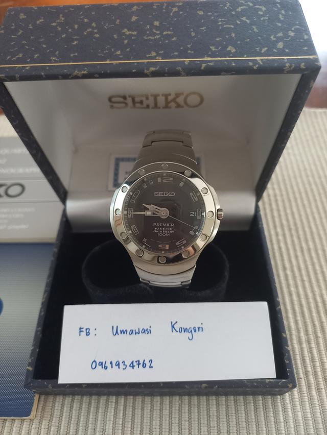 นาฬิกา Seiko Premier Kinetic Auto Relay  รหัสตัวเรือน 5J22-0D60 รูปที่ 3