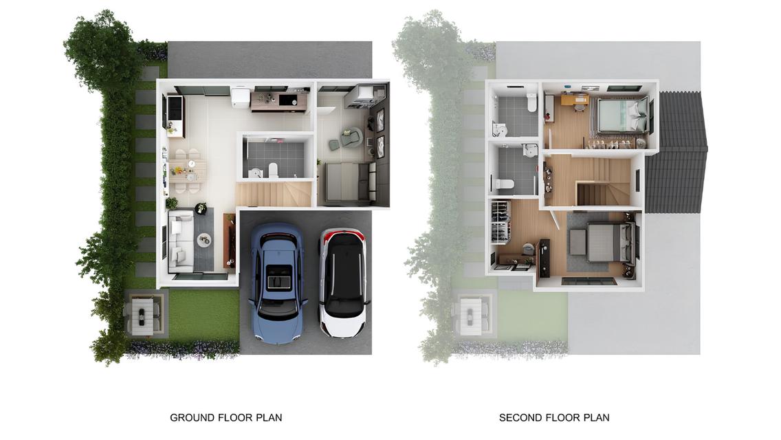 NEW ARRIVAL บ้านซีรีส์ใหม่ 2 MASTER BEDROOM เปิดจองแล้ว! ฟีลบ้านเดี่ยว ในงบเริ่มเพียง 3.09 ล้าน* 3