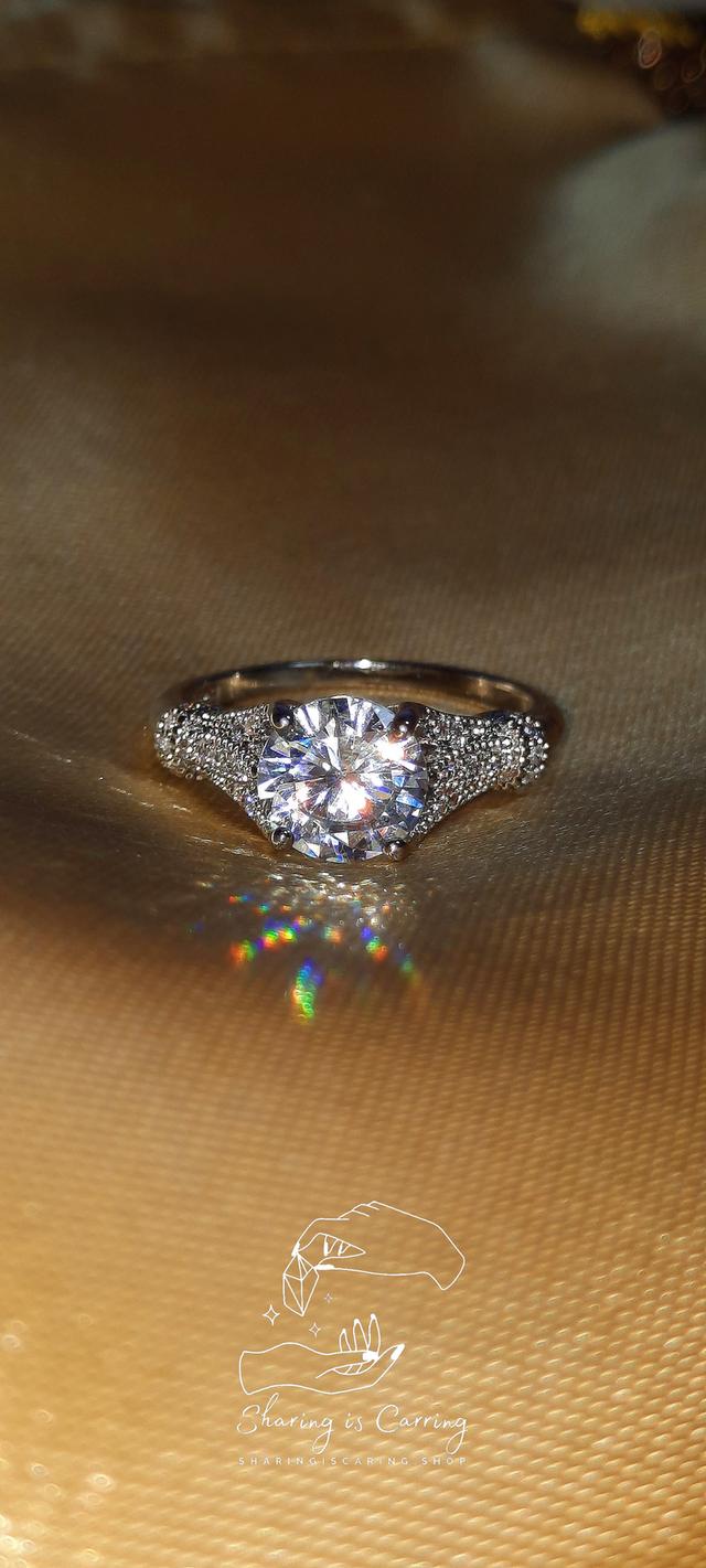 Fancy CZ A+++ Diamond ring ฿1,390.- 2