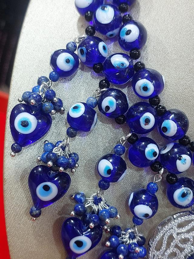 สร้อยคอ evil eye อะไหล่เงิน sterling silver925 5