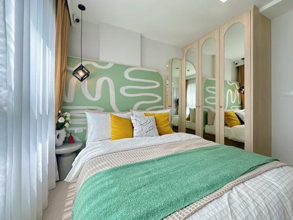 ขายคอนโด Dcondo Calm Ramkhamhaeng 40 แต่งครบ พร้อมอยู่ทันที ทำเลทองรามคำแหง ฟรี เฟอร์นิเจอร์ Built-in โทร 061-6161426 7