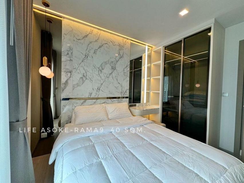 ให้เช่า คอนโด 2 bedrooms unblocked view high floor Life Asoke - Rama 9 : ไลฟ์ อโศก พระราม 9 40 ตรม. very nice decoration 6