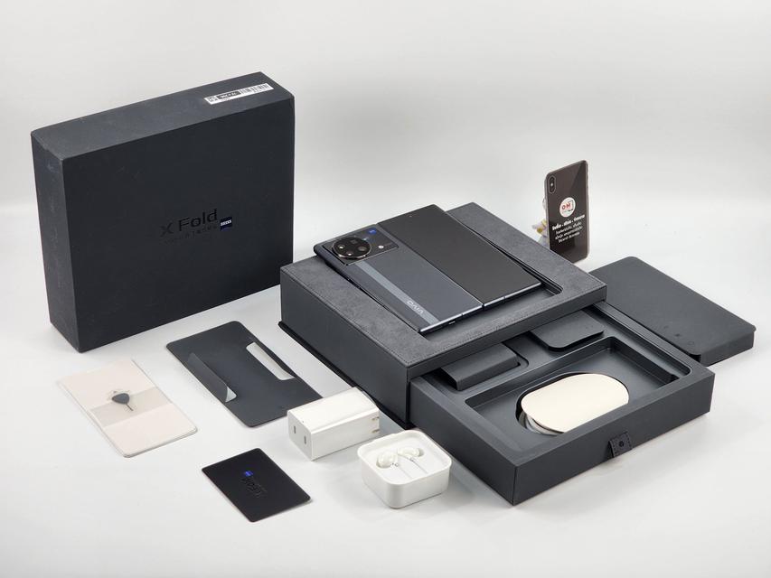 ขาย/แลก Vivo X Fold 12/256 Black Snapdragon8 Gen1 สภาพใหม่มาก แท้ ครบยกกล่อง เพียง 47,900 บาท 2