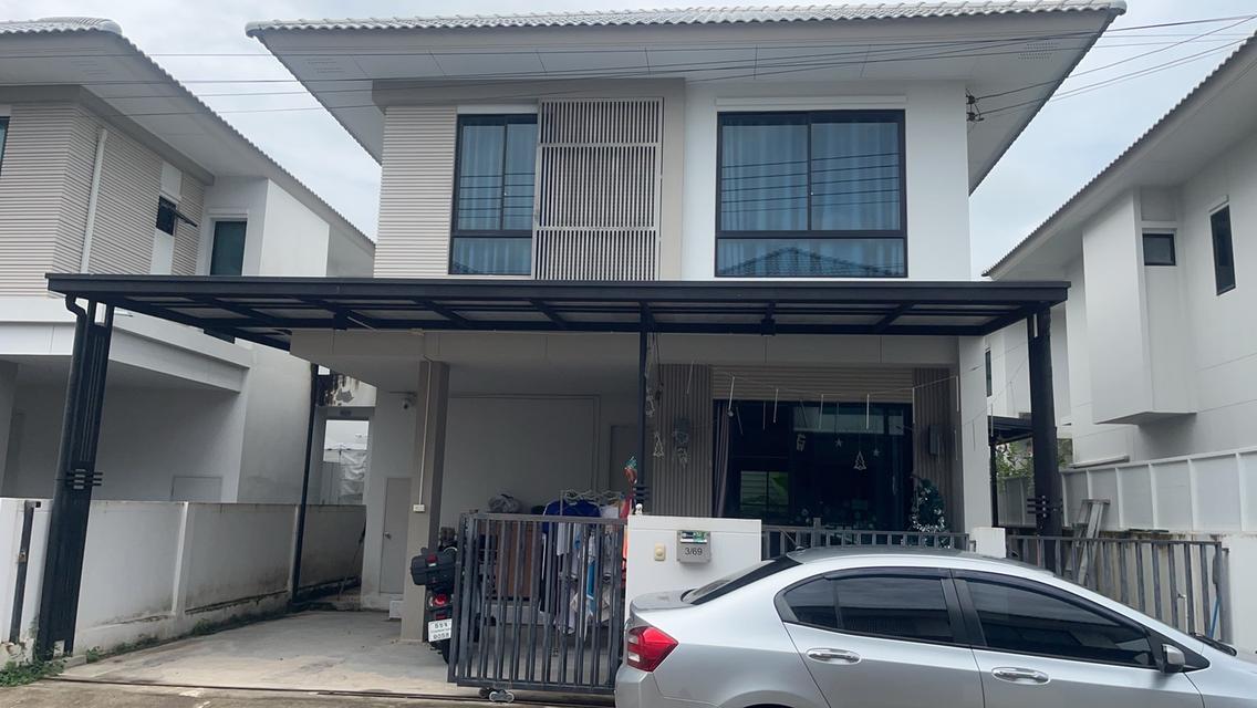 บ้านแฝด หมู่บ้านมายกรีน บางสมัคร 1