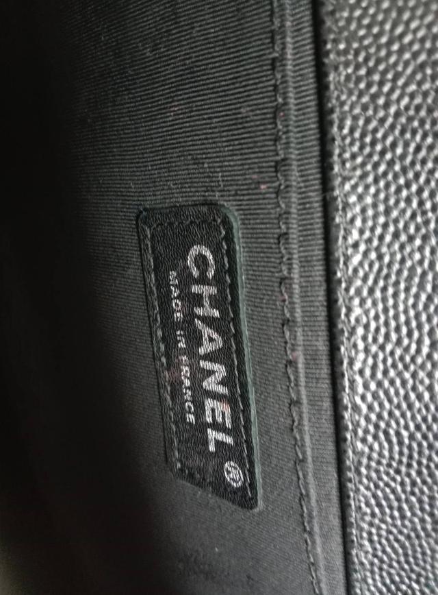 กระเป๋าชาแนล Chanel boy 10" Caviar RHW holo25 Very good condition FULLSET รูปที่ 13
