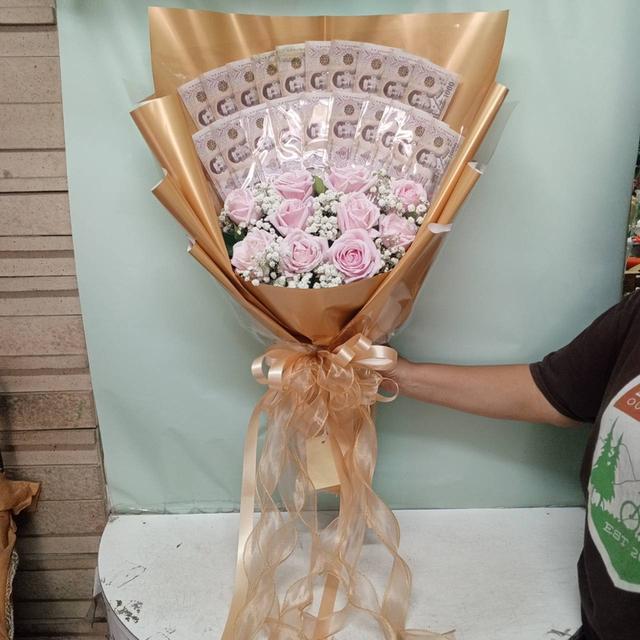ช่อแบงค์พร้อมดอกไม้สด จัดส่งให้ฟรีตลอด24ชม. ส่งห้วยขวาง ประชาสงเคราะห์ ดินแดง ถนนสุทธิสารวินิจฉัย อินทรามระ ประดิพัทธ์ สะพานควาย สนามเป้า พระราม6 รูปที่ 20