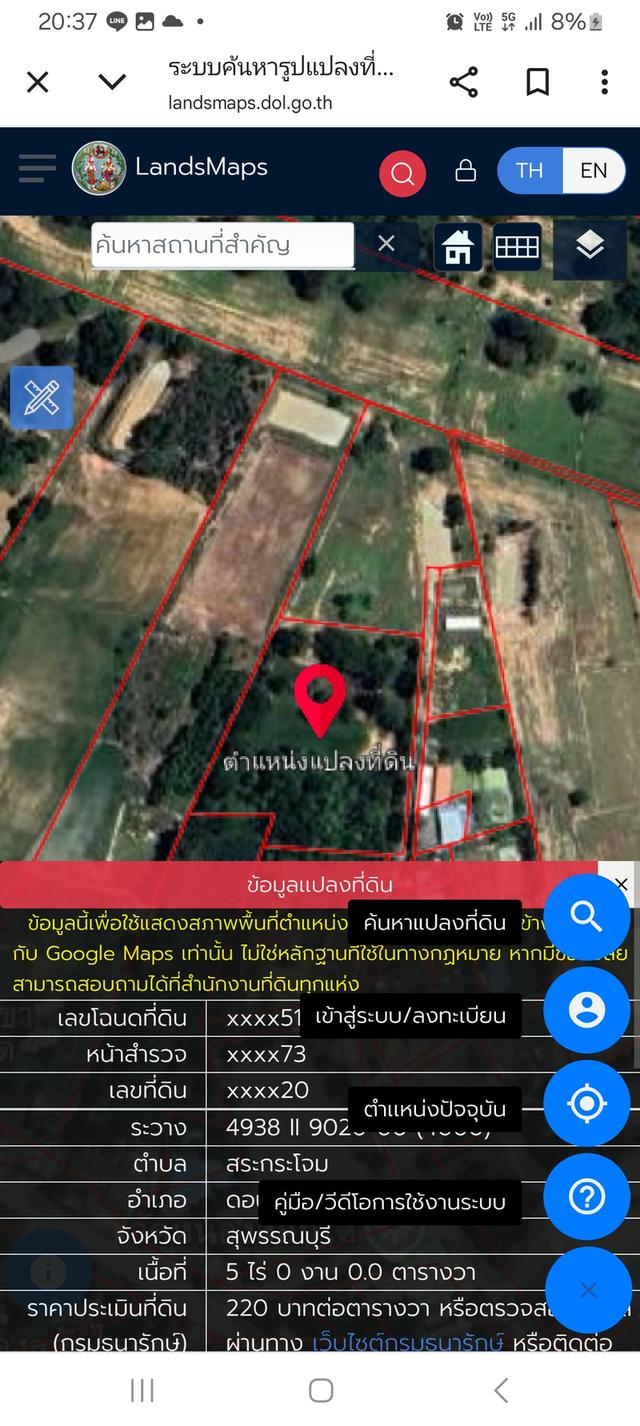 ที่ดินจำนวน 5 ไร่สระกระโจม ดอนเจดีย์ สุพรรณบุรี 9