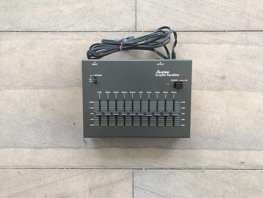 Amdek GEK-100 Graphic Equalizer (Made in Japan)