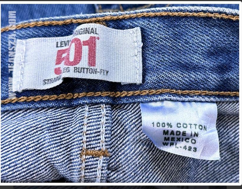 กางเกงยีนส์ ลีวายส์ 501-0000 มือสอง ของแท้ รูปที่ 11