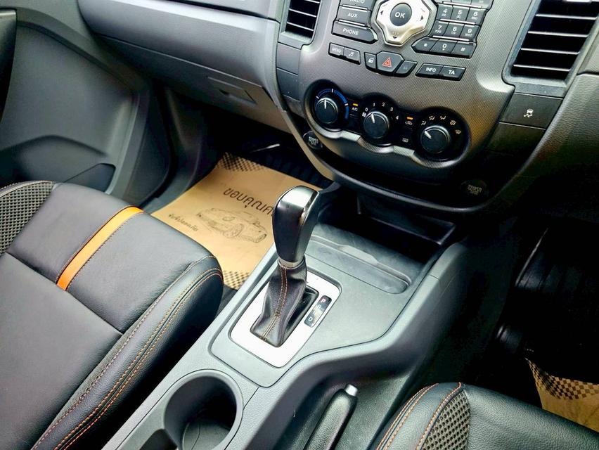 รหัสรถ SEZ7698 Ford Ranger 4 ประตู 2.2 Wildtrak Hi-Rider เกียร์ ออโต้ สี ส้ม ปี 2015 15