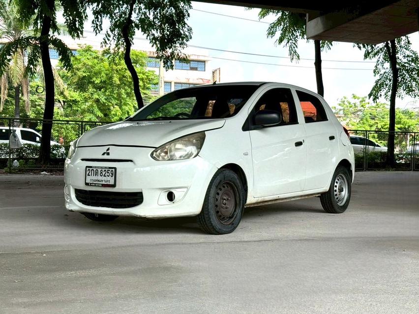ขายรถ Mitsubishi Mirage 1.2GL ปี 2013 สีขาว เกียร์ธรรมดา
