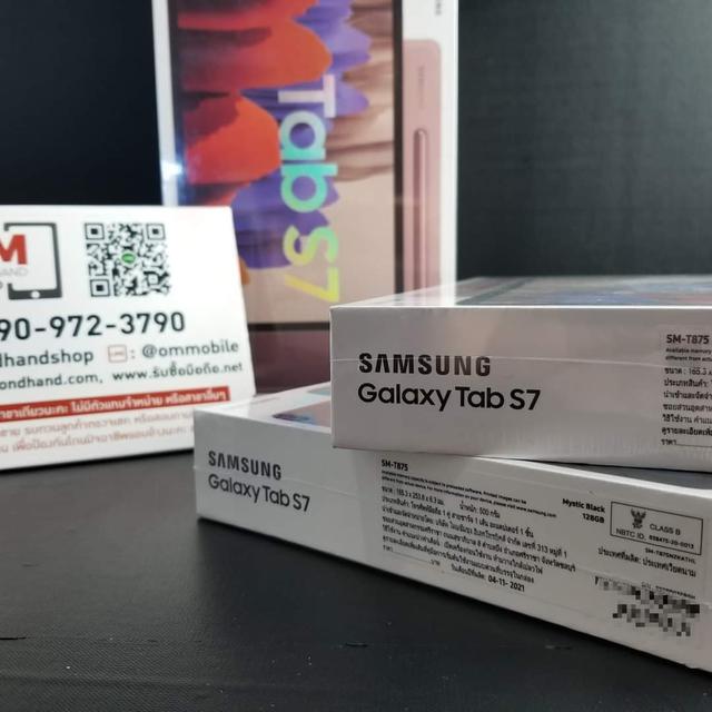 ขาย/แลก Samsung Galaxy Tab S7 6/128GB (LTE) ศูนย์ไทย ใหม่มือ1 ยังไม่ได้แกะซีล Snap865Plus เพียง 19,900 บาท  2