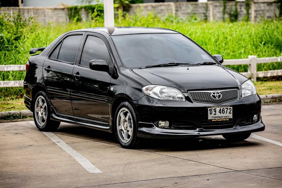 Toyota Vios ปี 1.5E ปี 2006 เกียร์ออโต้ สีดำ มือเดียวป้ายแดง 3