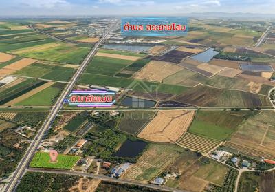 ที่ดินเปล่า 3-0-78.8 ไร่ ทำเลดี ติดถนน มาลัยแมน สุพรรณบุรี 2