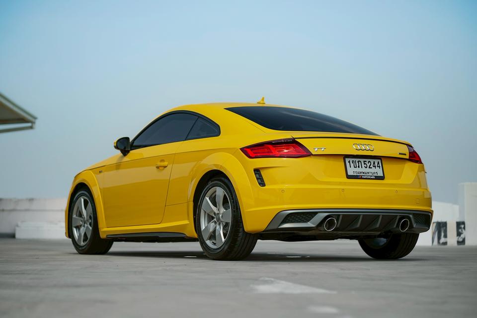 Audi TT Coupé 45 TFSI quattro S-line ปี 2019 สีเหลือง Vegas Yellow Solid= รูปย่อยที่ 4