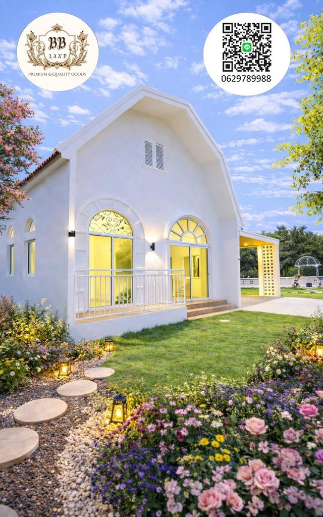 บ้านเดี่ยวชั้นเดียว BB LAND ธนูทอง สไตล์ยุโรปหลังใหญ่ บ้านสวยพร้อมอยู่ ใกล้เซ็นทรัลอยุธยา รูปที่ 3