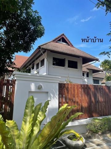 ขาย บ้านเดี่ยว 2 ชั้น หมู่บ้าน นวธานี เสรีไทยซอย 59 Navatanee Residence บ้านโครงสร้างแข็ง หันหน้าทิศใต้ สไตล์วินเทจ ใกล้มอเตอร์เวย์ 1