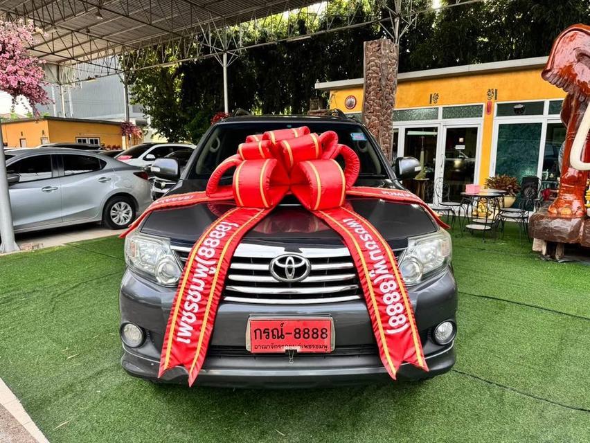 Toyota Fortuner รุ่น G SUV 2WD เกียร์AUTO เครื่อง2.5cc. ดีเซล ปี2013