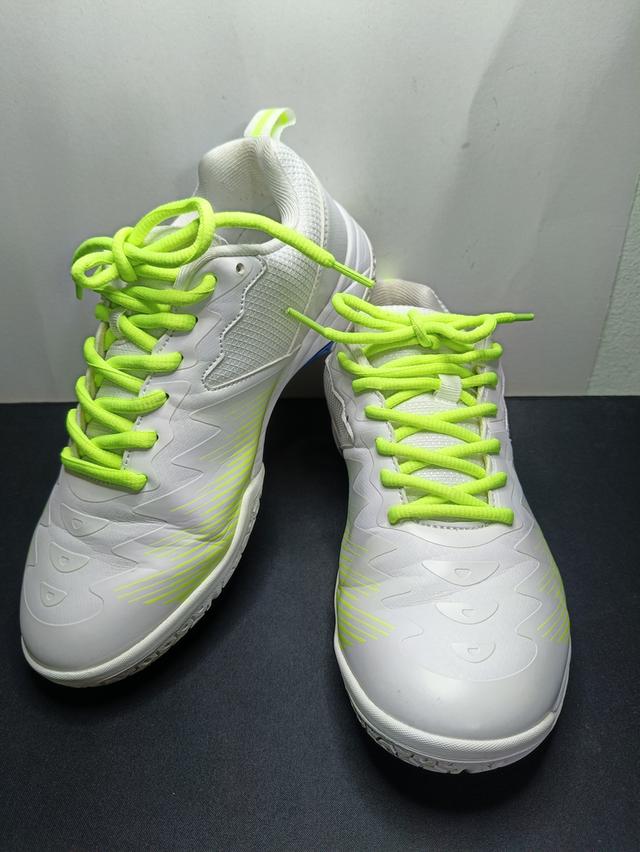 รองเท้าแบดมินตัน Protech Predator XP สีขาว-เขียวเลมอน ไซส์ 38 / 24cm รูปที่ 9
