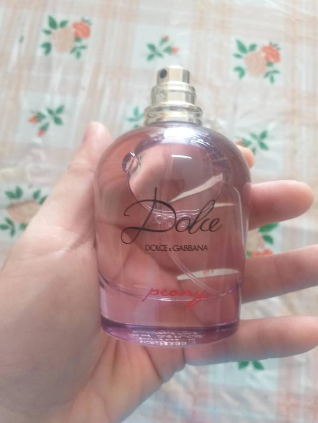  น้ำหอมแท้ราคาคุยกันได้ D&G Dolce and gabbana Dolce peony edp 75 ml ไม่มีฝา