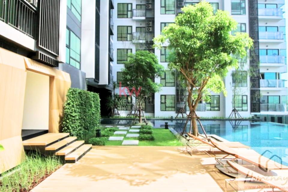 ห้องสวยให้เช่า คอนโด ริทึ่ม สุขุมวิท 36-38 ราคา 15,000 บาท ขนาด 24 ตรม ชั้น 9 Studio 1 bathroom วิวสระว่ายน้ำ!! 10