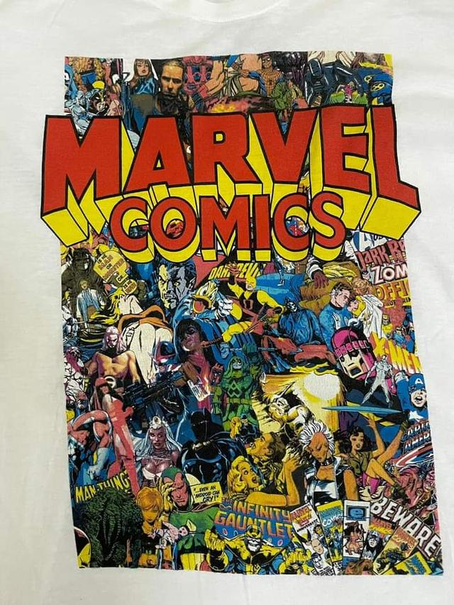 เสื้อยืดขาว Marvel 3