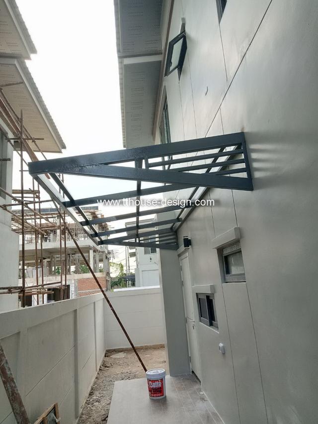 รับเหมา ต่อเติม โครงหลังคา กันสาด ห้องครัว เทพื้นปูกระเบื้อง Line dddesign23 รูปที่ 15