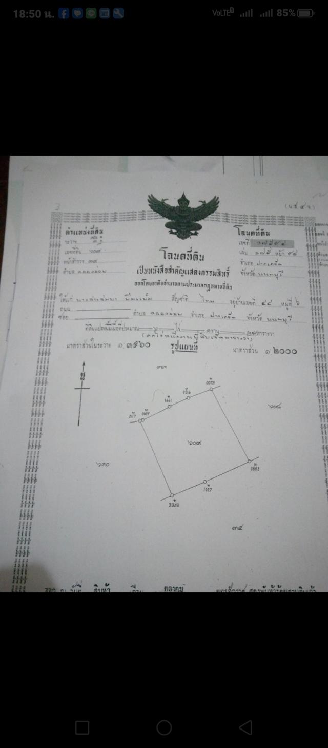 ขายที่ดินราคาถูกอ.ปากเกร็ด 1