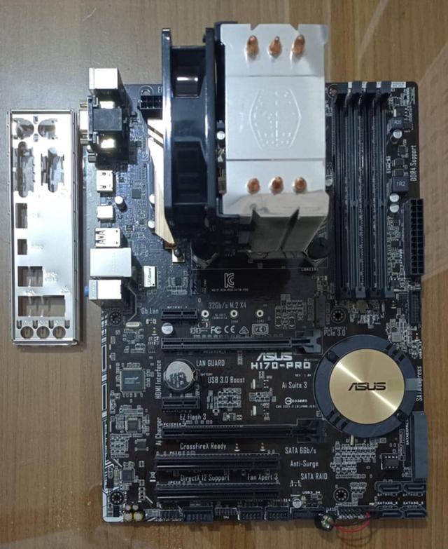 Mainboard (เมนบอร์ด) ASUS H170-PRO พร้อม CPU Core i3 7100 / 3.90Ghz